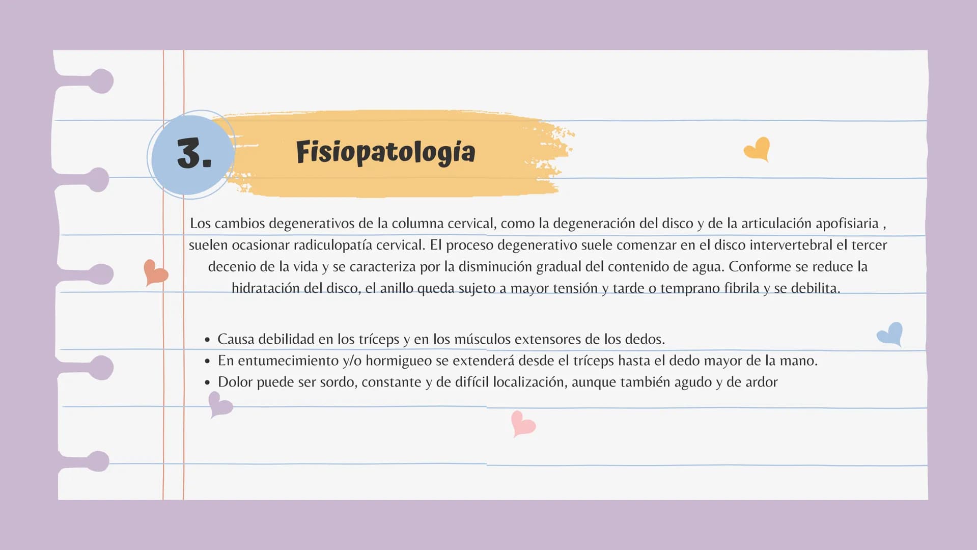 # Introducción
Es una lesión del disco intervertebral, donde el núcleo pulposo al prolapsarse a través del anillo, fibroso, produce un cuadr
