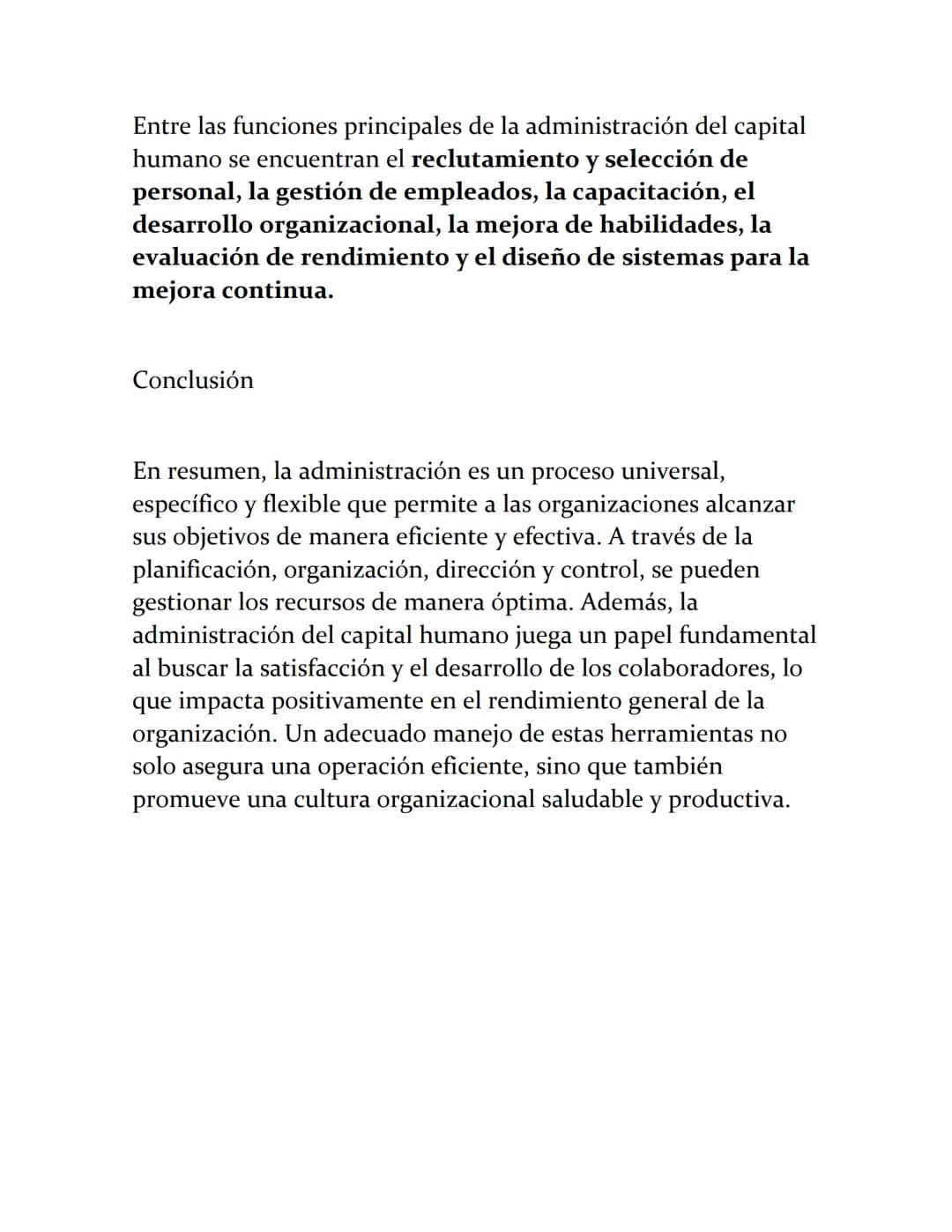 Introducción.
Empezaremos este ensayo con el planteamiento del concepto de la administración, ya que su énfasis será explicar sus caracterí