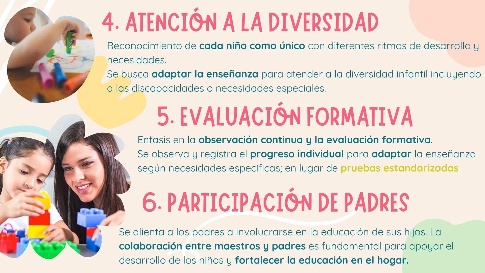 # INTRODUCCIÓN
ABC ABC
ABC ABC
Elementos que sirven para crear un
entorno educativo enriquecedor y
adaptado a las necesidades de los
niños e