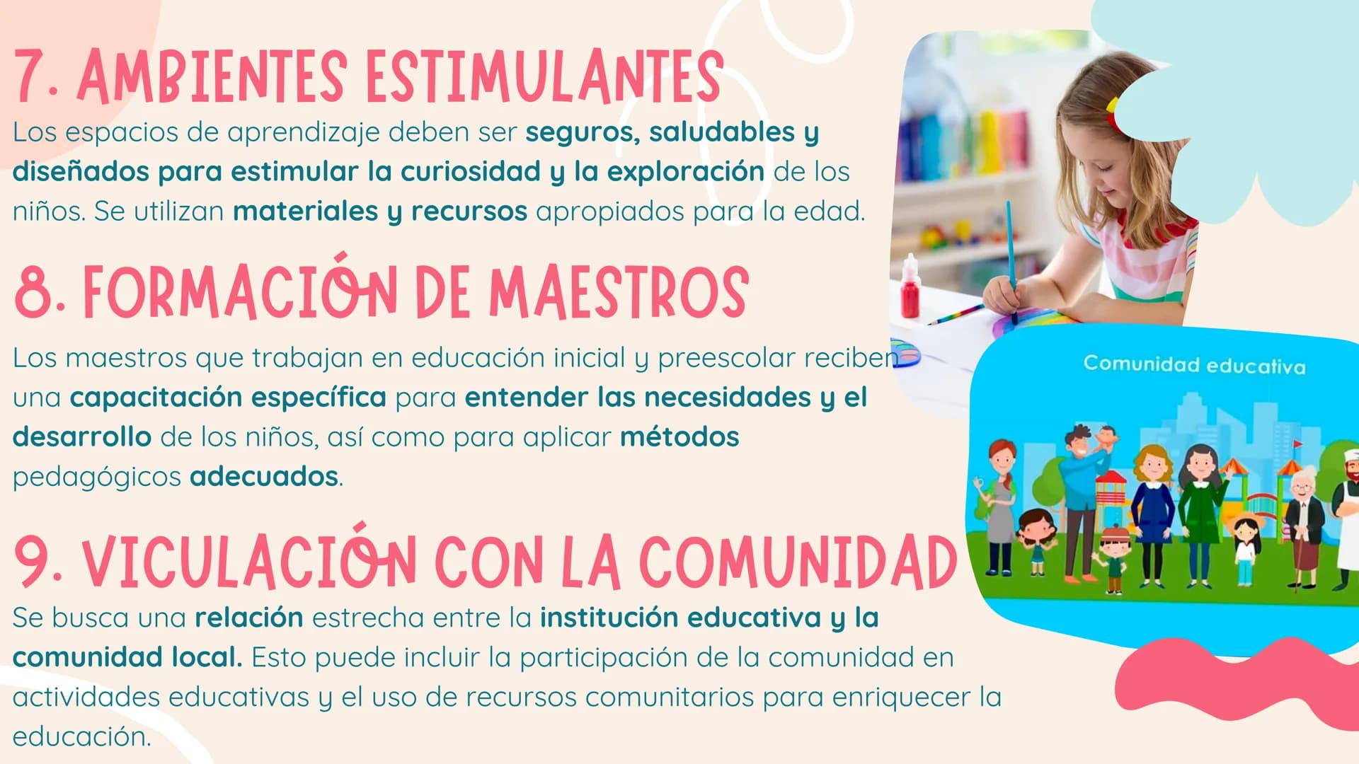 # INTRODUCCIÓN
ABC ABC
ABC ABC
Elementos que sirven para crear un
entorno educativo enriquecedor y
adaptado a las necesidades de los
niños e