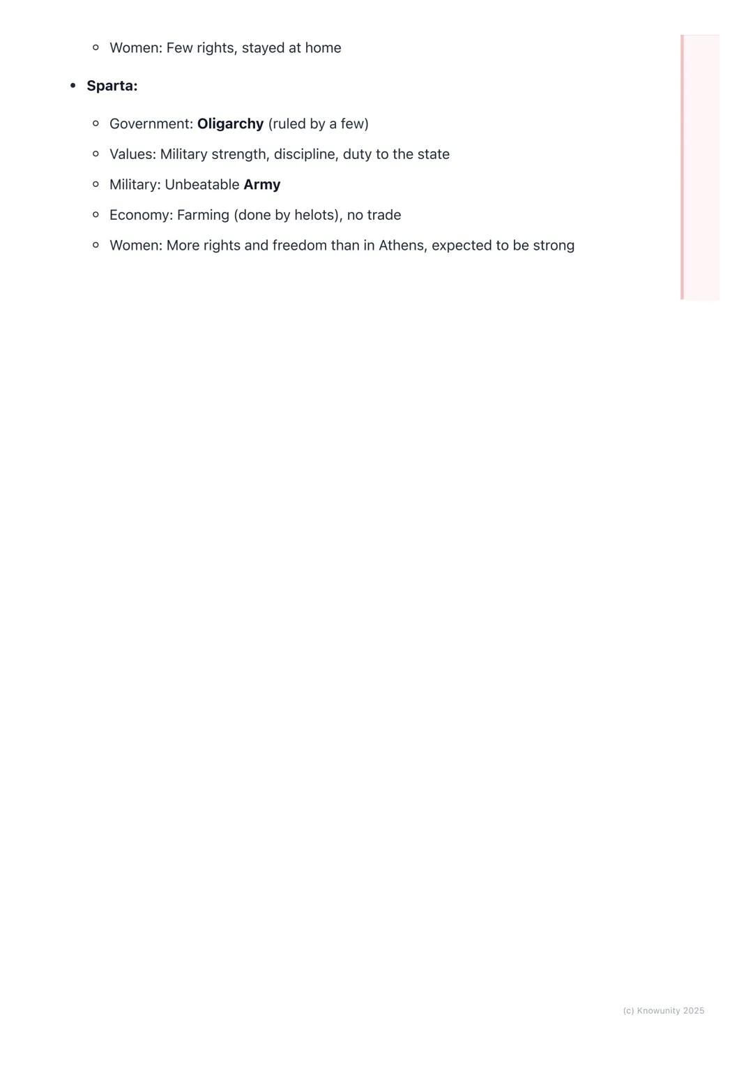 # City-States: Athens and
Sparta
An introduction to the city-states
Ancient Greece wasn't one big country like Ireland is today. It was ma