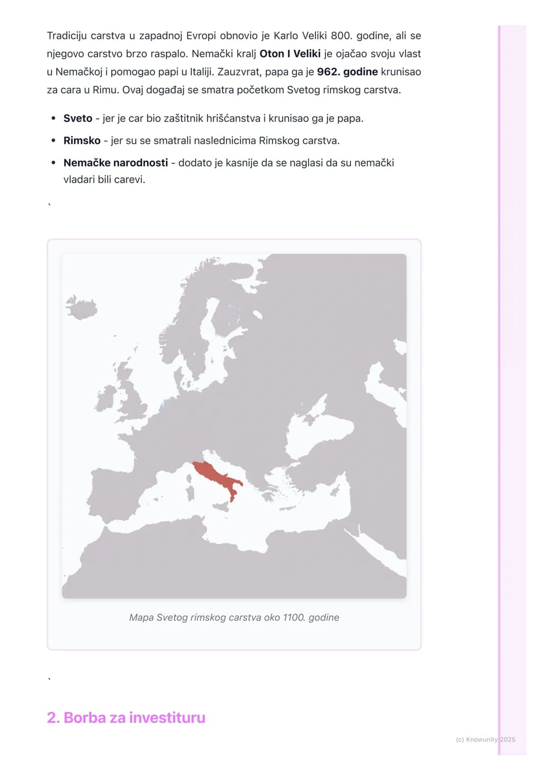 # Sveto rimsko carstvo nemačke
narodnosti
Uvod u Sveto rimsko carstvo
Sveto rimsko carstvo nemačke narodnosti je bila velika i važna držav