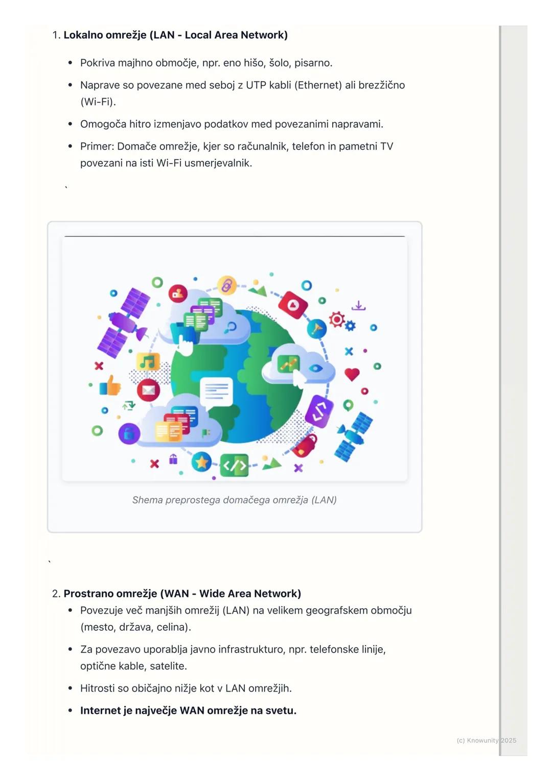 # Računalniška omrežja
Uvod v računalniška omrežja
Računalniško omrežje je v bistvu skupina dveh ali več med seboj povezanih
računalnikov